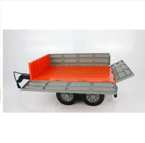 Rc Truck Farmer Car Tractor 2.4G Remote Control Trailer Dump/Rake 1:16 High Simulation Scale Construction Vehicle Children Toy 1