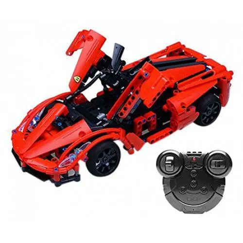 Rctown Remote Control Electric Sports Car Model Toy Diy Assemble Building Blocks Rc Car Children Gifts 1