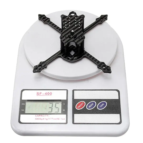 Realacc Blackbird 140 140Mm  4Mm Arm Carbon Fiber Rc Drone Fpv Racing Frame Kit With Pdb And Battery Strap 1
