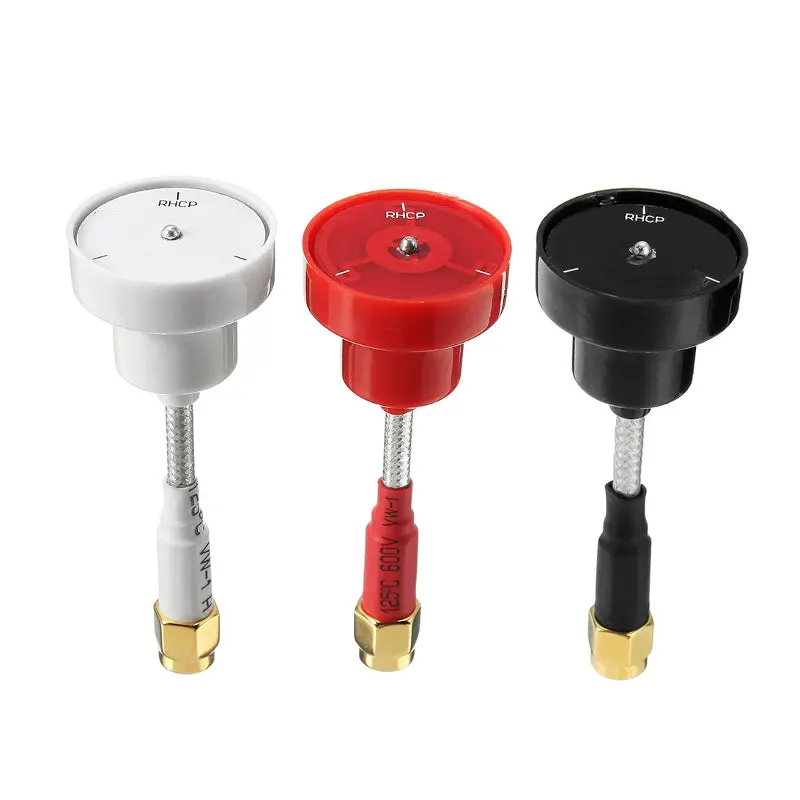 Realacc Pagoda Rhcp Antenna 65Mm 5.8G 5Dbi Panel Plate Omni Directional Fpv Short Antenna Rc Drone 1