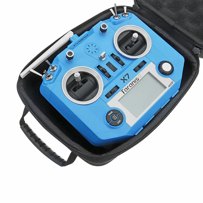 Realacc Transmitter Handbag Eva Hard Case For Frsky Q X7 X-Lite Flysky Fs-I6 Fpv Goggles 2