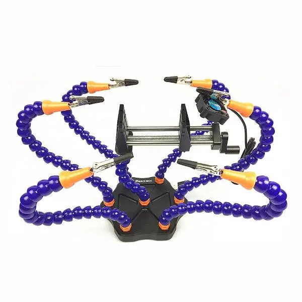 Realacc V2 Strange Third Hand Seven Arm Soldering Station With Usb Fan Caliper For Rc Drone Fpv Racing 1