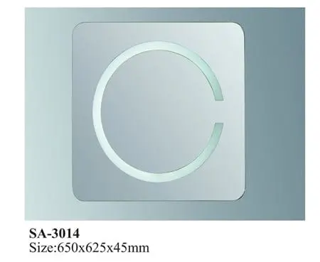 Rectangular Frameless Led Bathroom Mirror – 650X625x45 Mm – Sa-3014 1