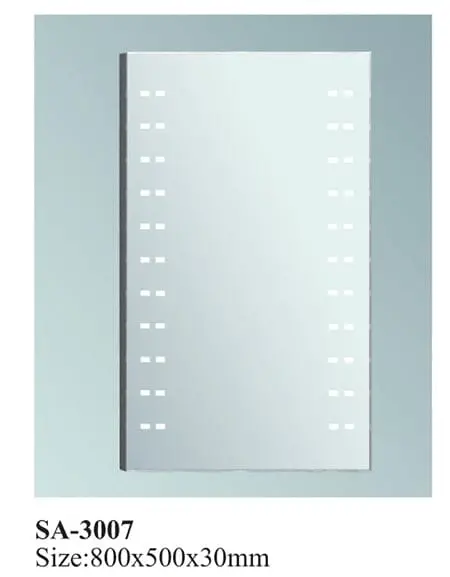 Rectangular Frameless Led Bathroom Mirror – 800X500x30 Mm – Sa-3007 1
