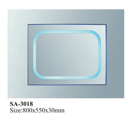 Rectangular Led Bathroom Mirror – 800 X 550 X 30Mm Sa-3018 1
