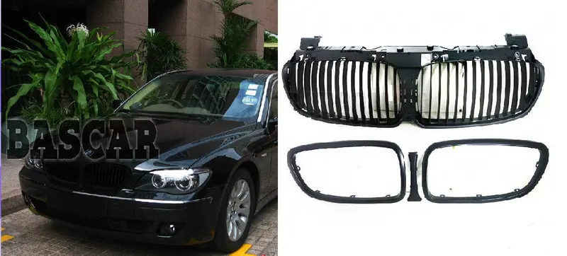 Rejilla Color Negro Para Bmw 2006 - 2008 1