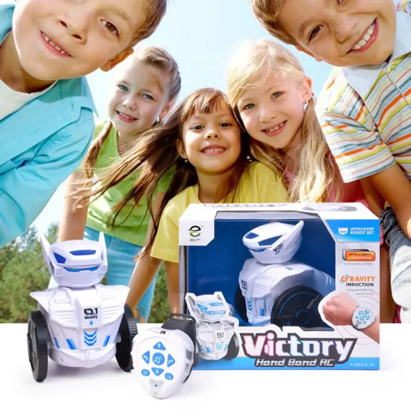 Remote Control Animal Education Children's Watch Induction Robot Vehicle Robot Assembly Diy Induction Robot Toy For Xmas Gift 1