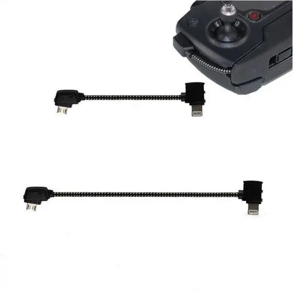 Remote Control Data Connected Cable Line To Mobile / Tablet Micro Usb Lightning For Dji Mavic Pro Spark 1