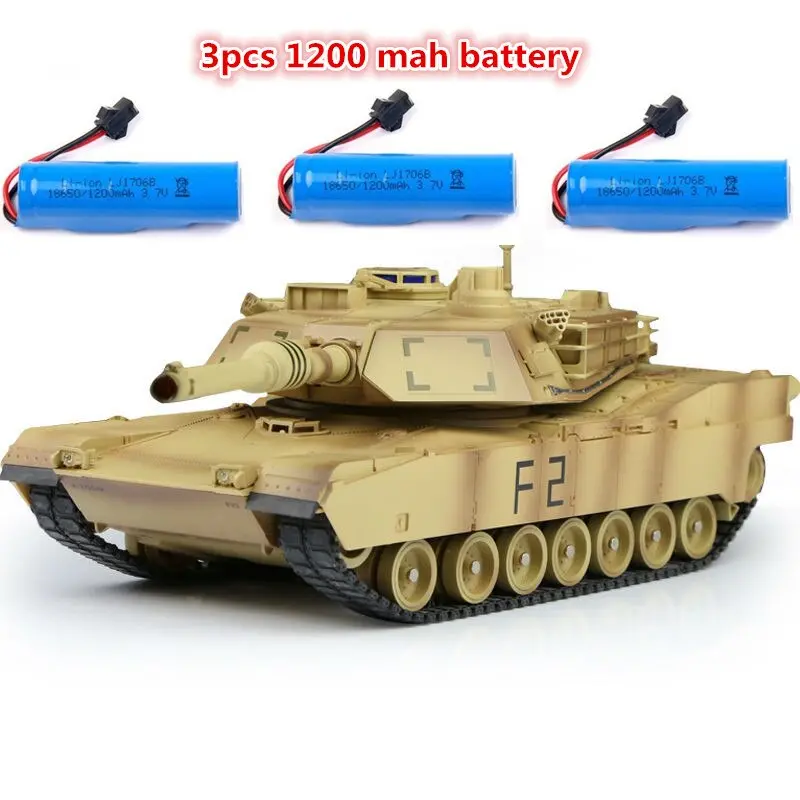 Remote Control Rc Battle Tank Simulation Recoil Military Tank 330 Degree Rotating Turret 45 Degree Slope Rc Tank 2 Color Choose 2