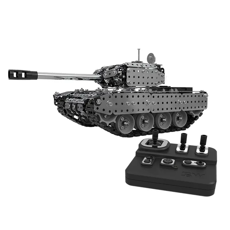 Remote Control Rc Tank Wars 952Pcs Military Model Building Blocks Bricks Toy Metal Shape Building Blocks Set In Stock 1