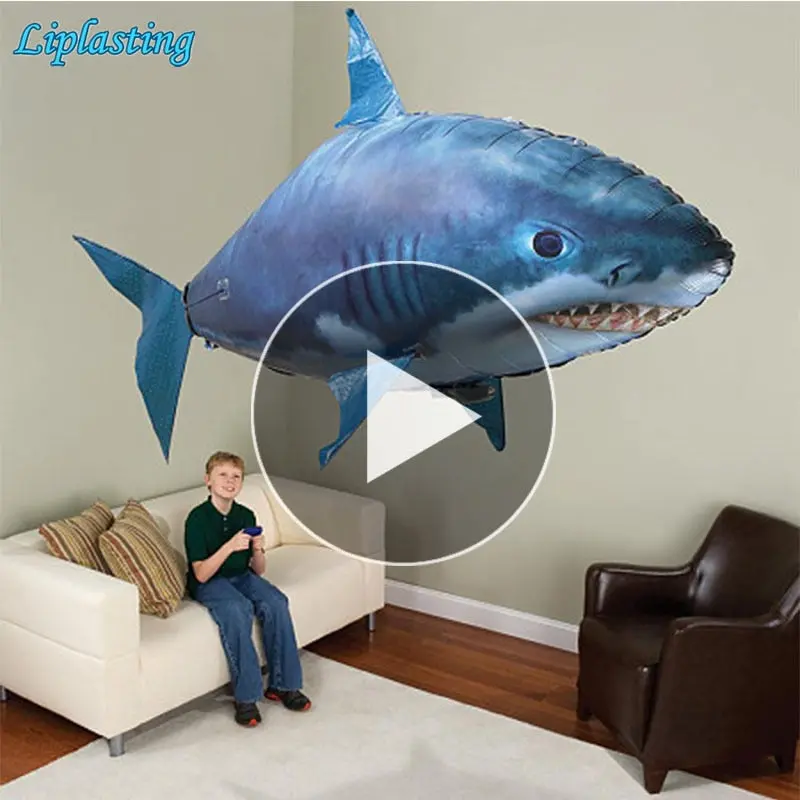 Remote Control Shark Toys Air Swimming Fish Infrared Rc Flying Air Balloons Nemo Clown Fish Kids Toys Gifts Party Decoration 1