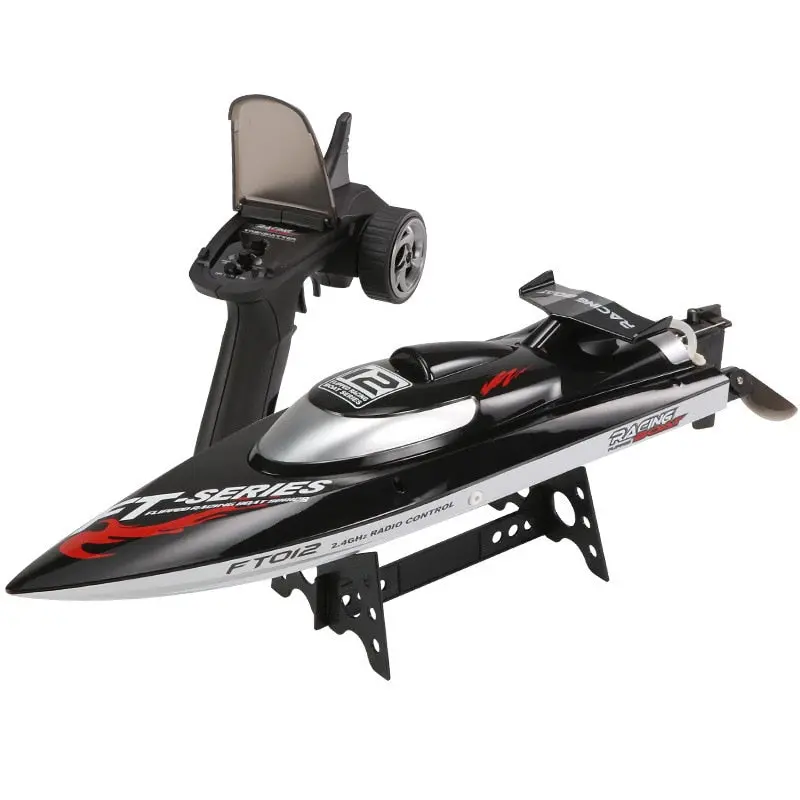 Remote Control Ship Speedboat High Speed Model Electric Wireless Waterproof Yacht Ship Toy Boat High Speed Competition Speedboat 1