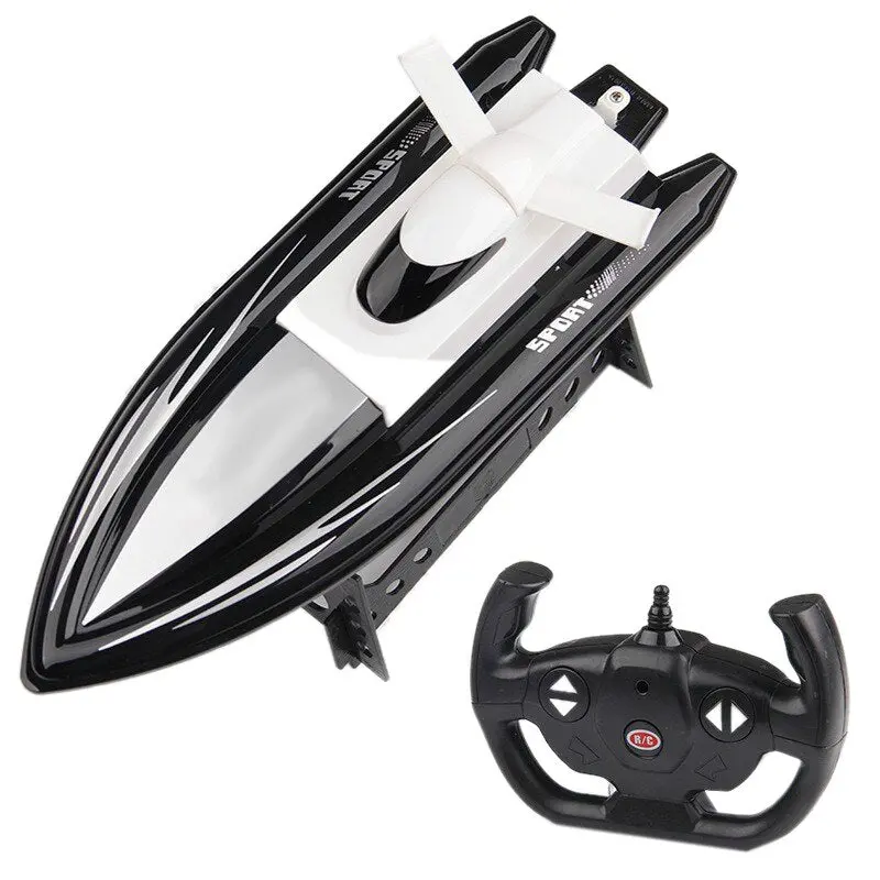 Remote Control Speedboat 20Km / H 2.4G Super High Speed Boat Remote Control Speedboat Electric Remote Control Toy Summer Water 1