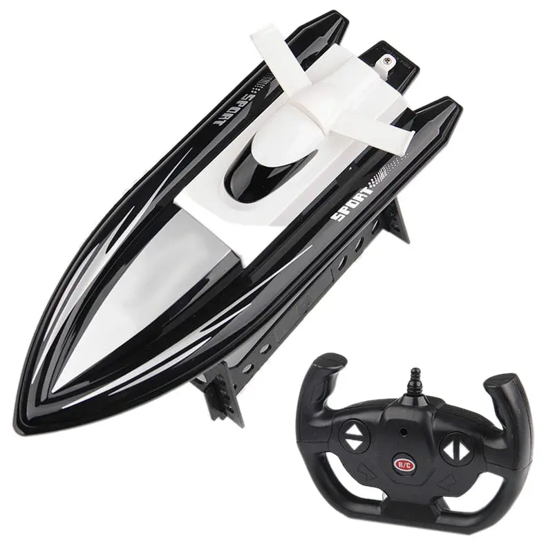 Remote Control Speedboat 20Km / H 2.4G Super High Speed Boat Remote Control Speedboat Electric Remote Control Toy Summer Water 1