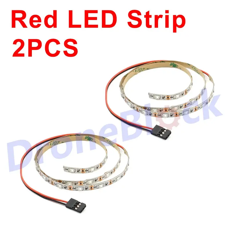 Remote Controlled Led Light Strip For Rc Fixed Wing Airplane Flying Wing Plane Drone Ar Wing Zohd Talon Orbit Skyhunter Aircraft 2