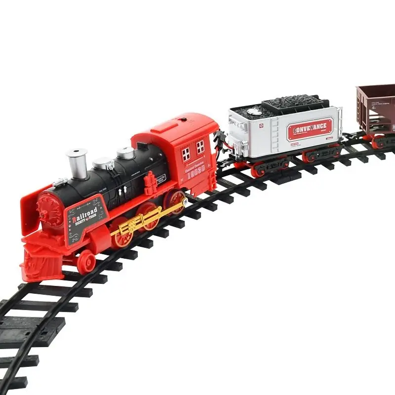 Remote Controlled Train Electric Rc Train Remote Toys For Children Railroad Tracks Rc Model Train Remote Control 1