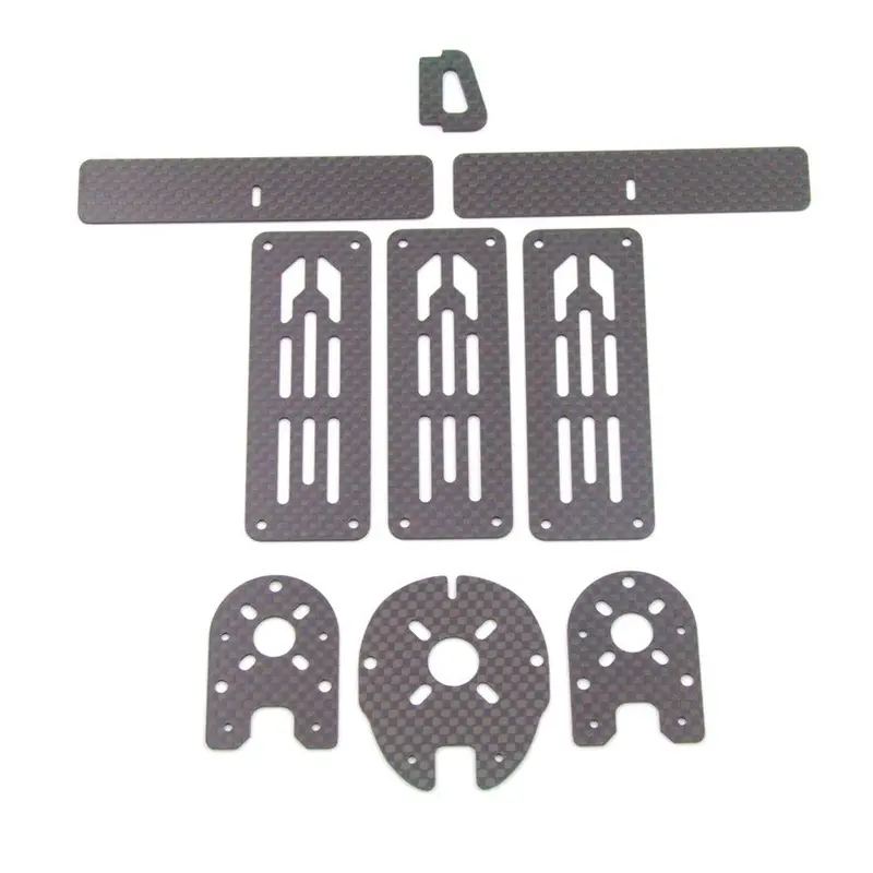 Reptile Harrier S1100 Gray 1100Mm Wingspan Fpv Flying Wing Rc Airplane Spare Part Fuselage Carbon Fiber Cover 1