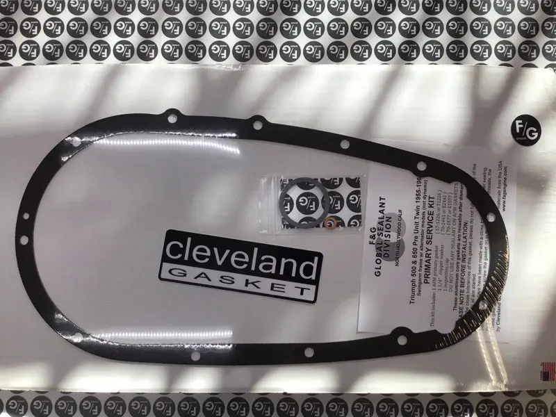 Reusable Triumph Swingarm Frame Primary Gasket Kit 1955-1962 1