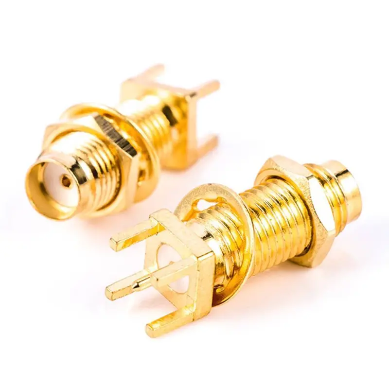 Rf Adapter Female Sma-Ke/Khd 15Mm Plug Pcb Panel Mount Connector 21Mm For Gps Antenna Transmitter Rc Racing Drone 1