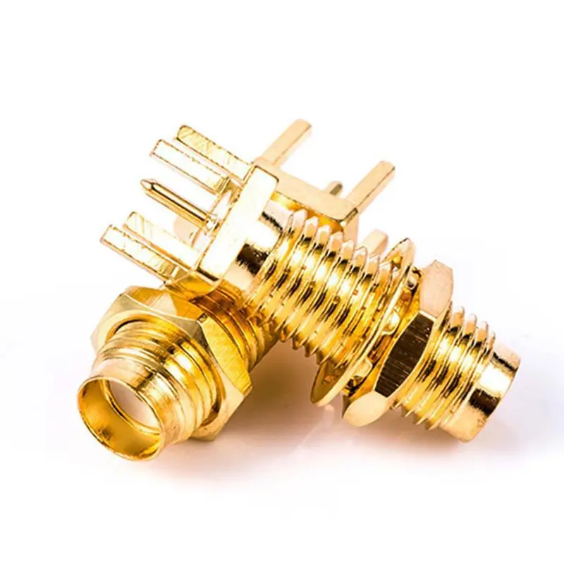Rf Adapter Female Sma-Ke/Khd 15Mm Plug Pcb Panel Mount Connector 21Mm For Gps Antenna Transmitter Rc Racing Drone 2