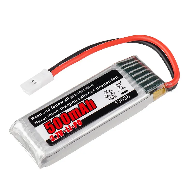 Rgt 13638 3.7V 500Mah Lipo Battery For 1/24 136240 V2 Rc Car Rock Crawler Off-Road Vehicle Models Parts 1