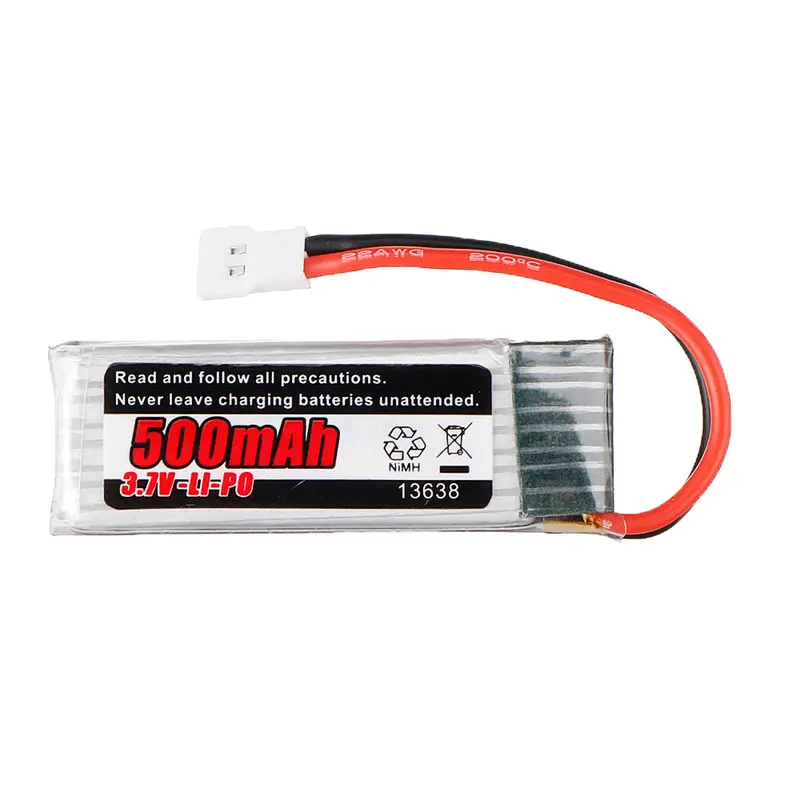 Rgt 13638 3.7V 500Mah Lipo Battery For 1/24 136240 V2 Rc Car Rock Crawler Off-Road Vehicle Models Parts 2