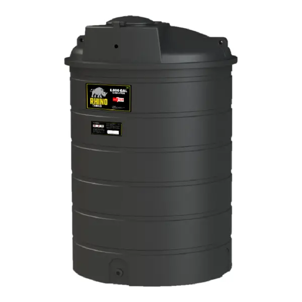 Rhino Water Tank 1000 Gallons (Black) 1