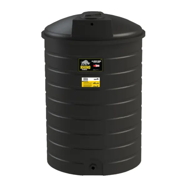 Rhino Water Tank 2000 Gallons (Black) 1