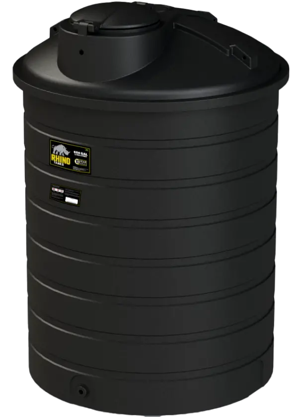 Rhino Water Tank 650 Gallons (Black) 1