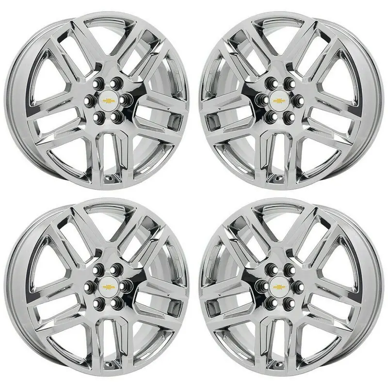 Rines Cromados 20X8  Barrenación 6X120  Chevrolet Traverse 2019 1