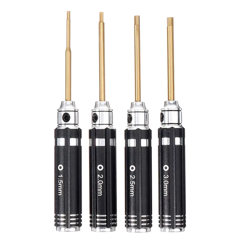 Rjx 1.5 2.0 2.5 3.0Mm Mini Titanium Alloy Hex Screwdriver For Rc Fpv Drone 1