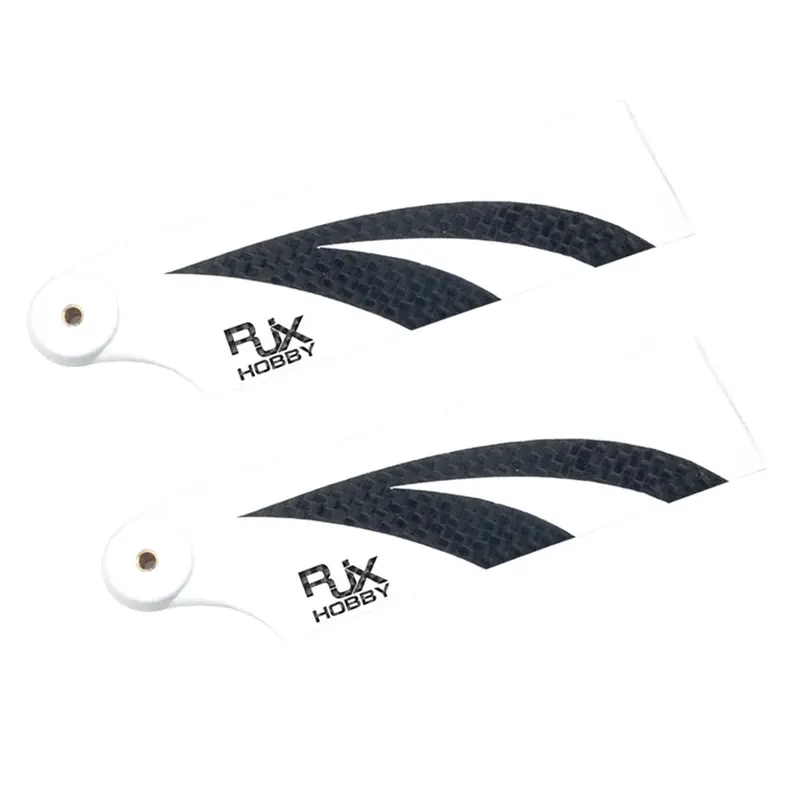 Rjx 105Mm Carbon Fiber Tail Blade For 700 Class Rc Helicopter 1