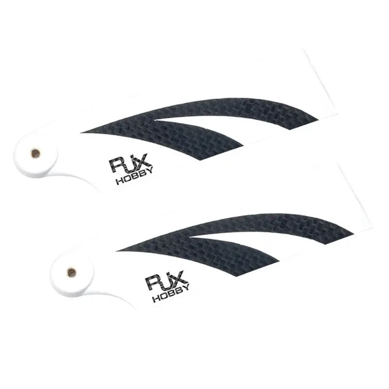 Rjx 95Mm Carbon Fiber Tail Blade For 600 Class Rc Helicopter 1