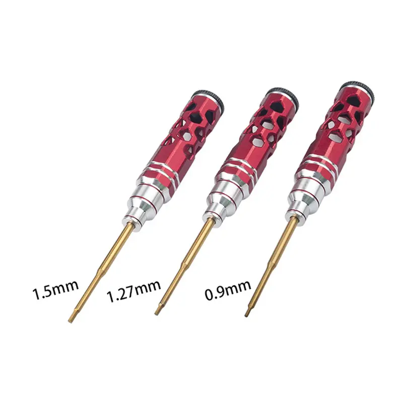 Rjx Hobby 0.9Mm/1.27Mm/1.5Mm Alloy Hex Screwdriver For Rc Fpv Helicopter 1