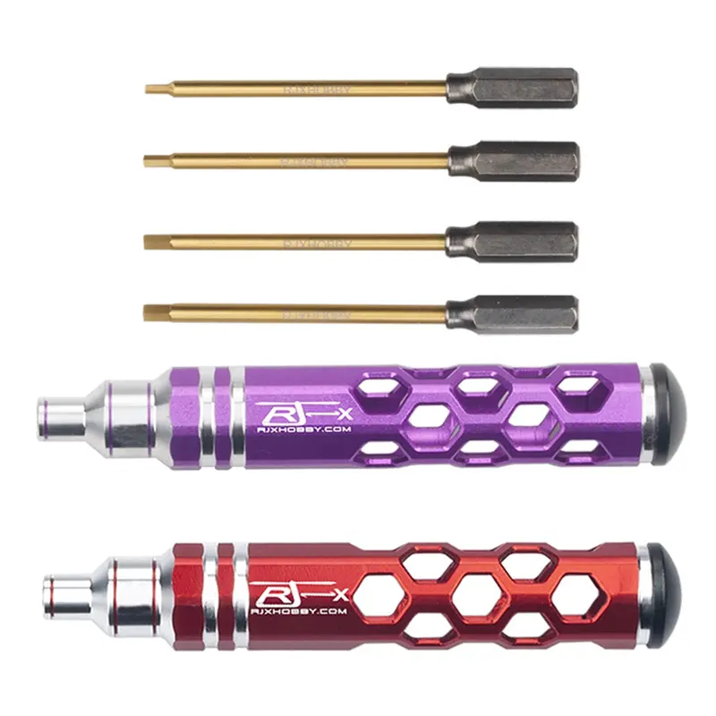 Rjx Rjx2880 6.35Mm 4 In 1 Hex Screwdriver Repairing Tool For Rc Models 1