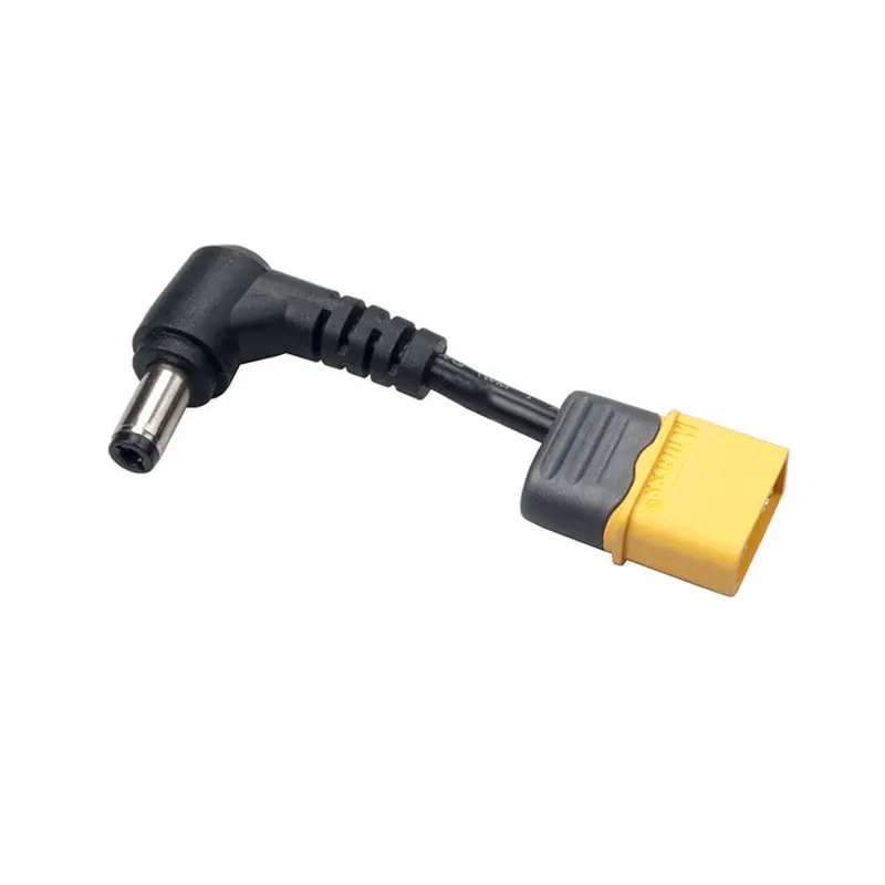 Rjxhobby Xt60 Male Plug Dc 5.5Mm*2.5Mm*20Mm Male Lipo Battery Adapter For Fpv Fatshark Goggles 1