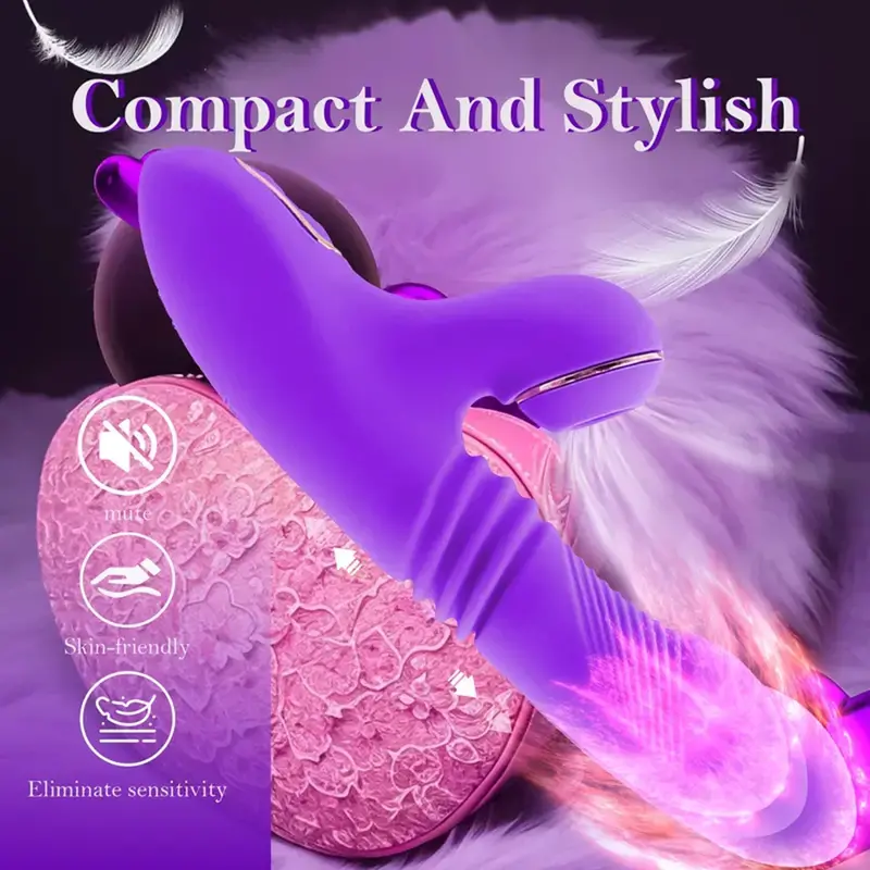 Rolling Beads Rabbit Dildo Vibrator. 1