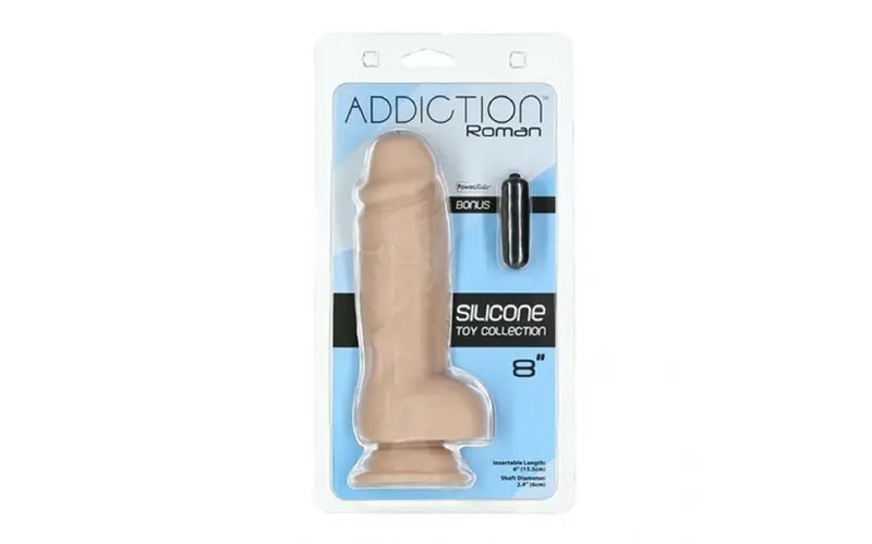 Roman 8In Girthy Dong Beige. 1