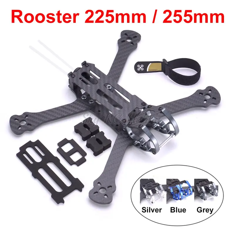 Rooster 5 Inch 230 225Mm / 6 Inch 255Mm Fpv Racing Drone Quadcopter Frame Fpv Freestyle Frame For Chameleon Qav-R 1