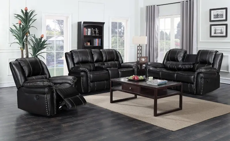 Roshley 3Pcs Recliner Sofa 8014 1