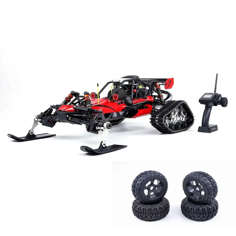 Rovan Baja305as 1/5 2.4G Rwd Snow Buggy Rc Car 30.5Cc Engine With Tracked + Round Wheels Rtr Toy 1