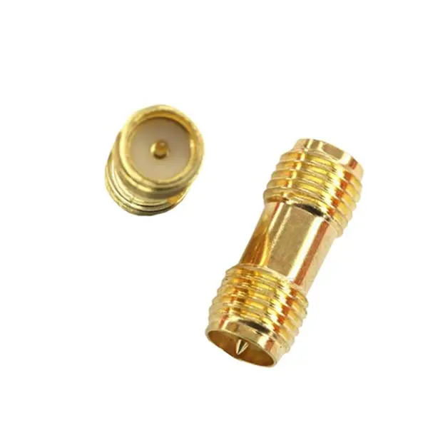 Rp-Sma Female To Rp-Sma Female Rf Coaxial Adapter Connector 1