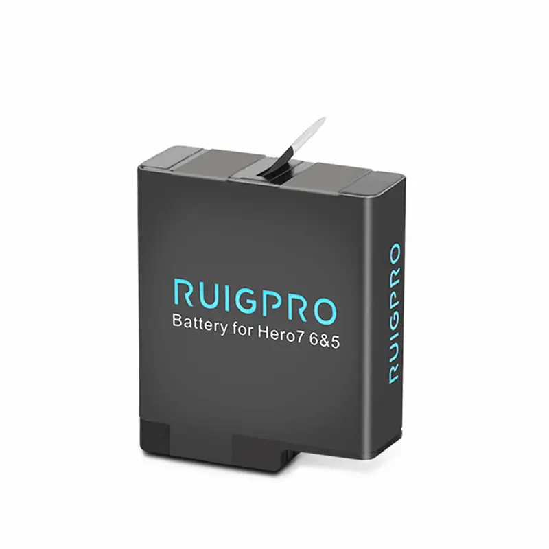 Ruigpro 1220Mah Lipo Battery For Gopro Hero 5/6/7 Sport Camera Accessories 1