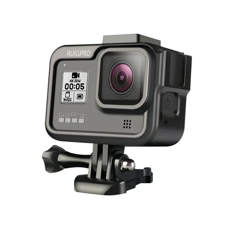 Ruigpro Aluminium Alloy Heat Dissipation Frame Mount Protective Case For Gopro Hero 8 Fpv Camera 1