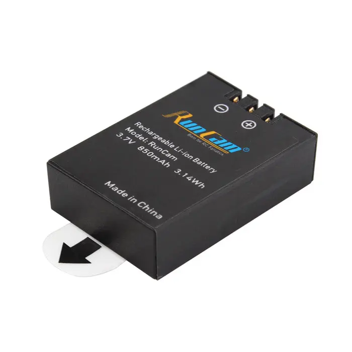 Runcam Runcam 2 Runcam 3S 3.7V 850Mah 3.14Wh Li-Ion Battery Rc2-09 1