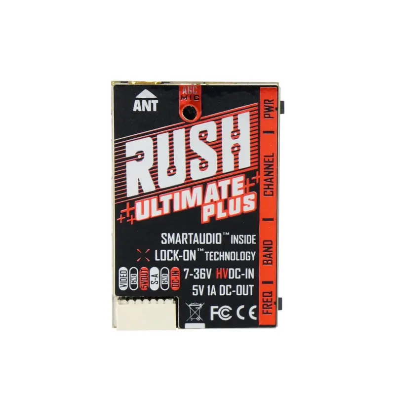 Rush Tank Plus 5.8Ghz 48Ch Smart Audio 0/25/200/500/800Mw Switchable Fpv Transmitter Vtx Built-In Agc Mic For Rc Drone 1