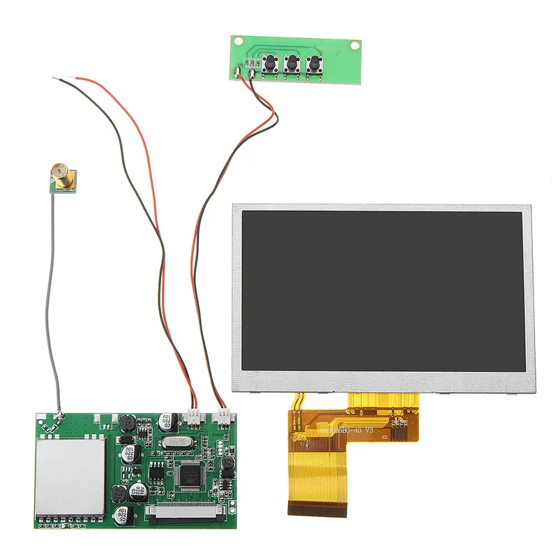 Rx5808 5.8Ghz 48Ch Fpv Receiver With 480*320 5 Inch Hd Display Snow Screen Monitor Diy For Fpv Goggles 1