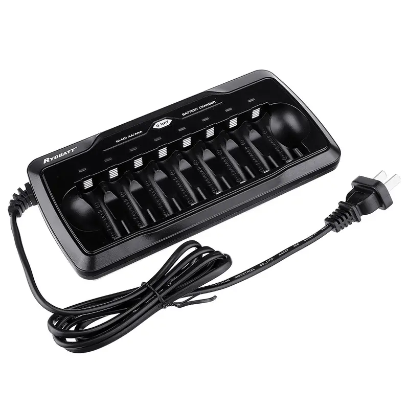 Rydbatt Jbc026-11 8 Slots Led Display Smart Battery Charger For Aa Aaa Battery 1