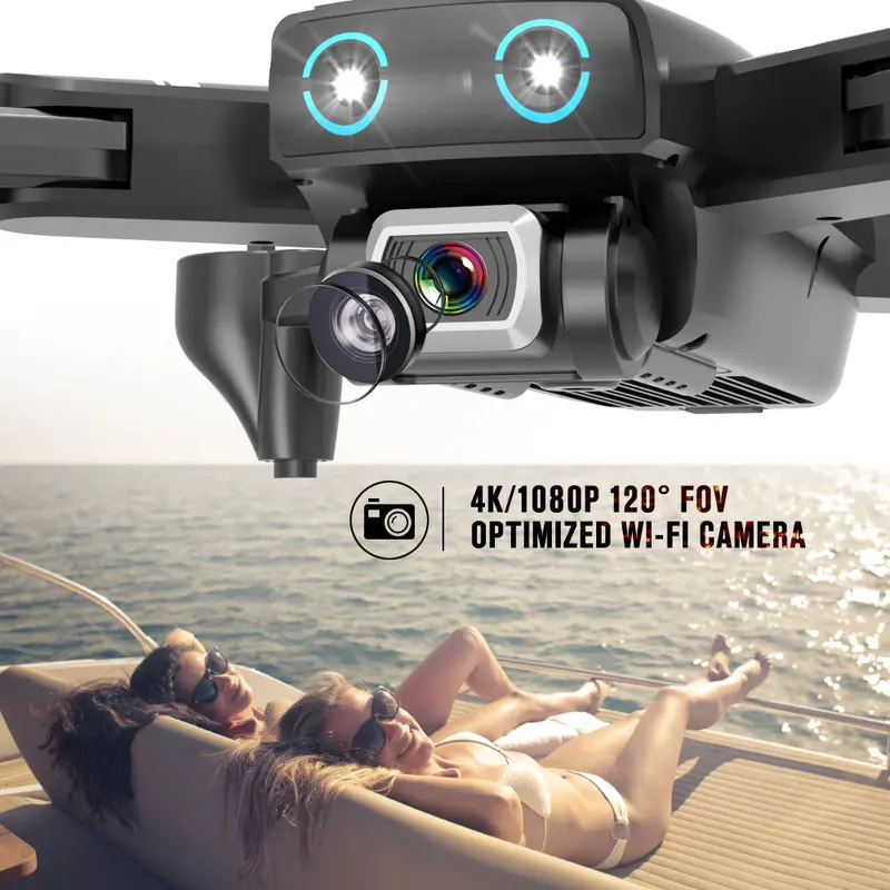 S167 Gps Drone With Camera 5G Rc Quadcopter Drone 4K Wifi Fpv Foldable Off-Point Flying Gesture Photos Video Helicopter Toy 5
