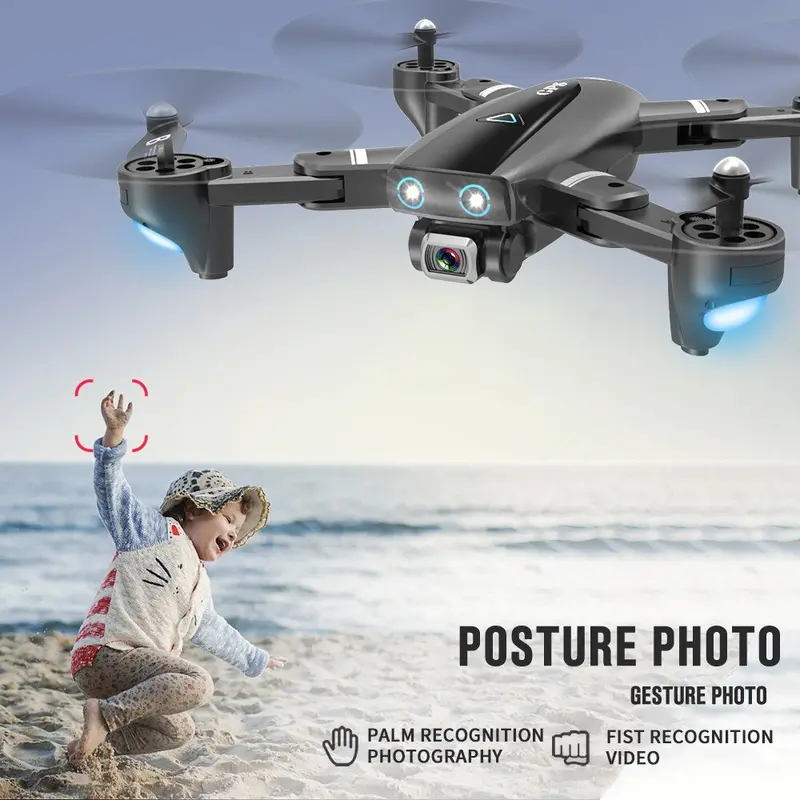 S167 Gps Drone With Camera 5G Rc Quadcopter Drone 4K Wifi Fpv Foldable Off-Point Flying Gesture Photos Video Helicopter Toy 6